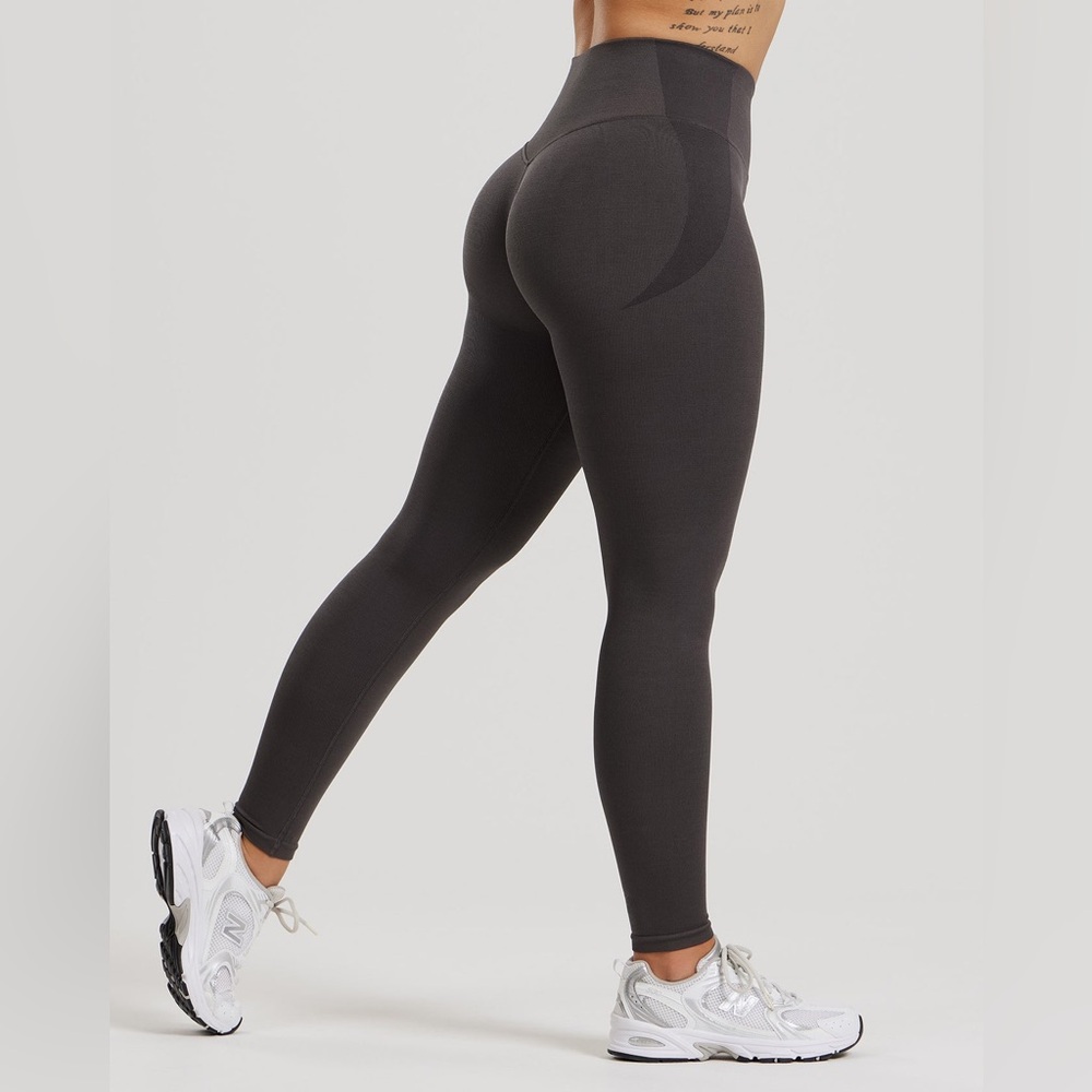 Women's Best Motion Seamless Leggings Graphite Gray Size Small